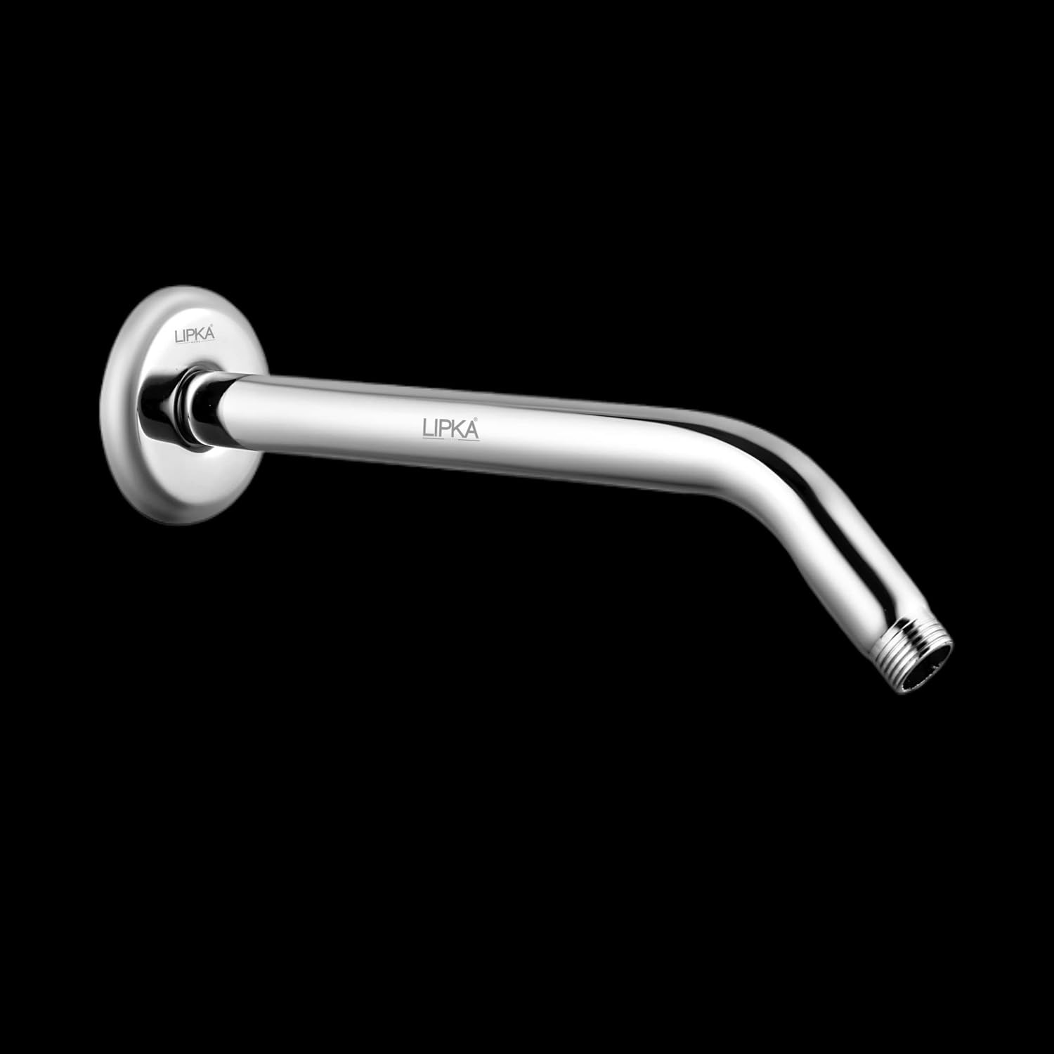 Lipka 9 Inches Round Shower Arm with Wall Flange | Premium Stainless Steel Shower Arm for Overhead Showers | Chrome Finish Shower Holder - Silver (B082VB6H97) Amazon Price History, Amazon Price Tracker