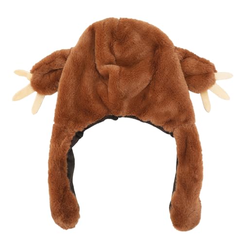 Sloth Face Youth Brown Hat with 3D Moveable Arms4
