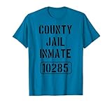 County Jail Shirt | Prison Inmate Novelty Tee T-Shirt