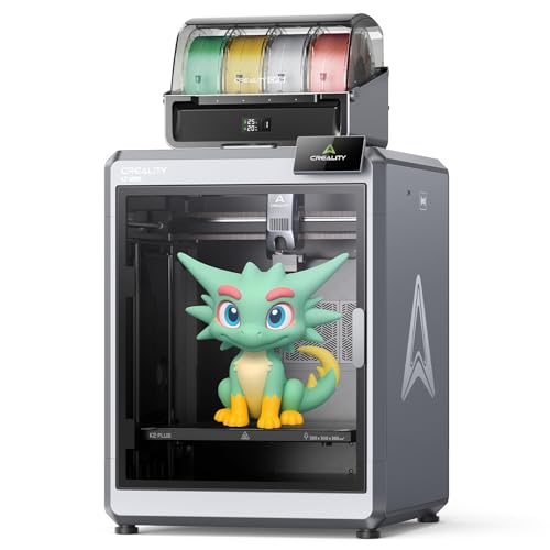 Creality K2 Plus Combo Imprimante 3D, Impression Multicolore avec CFS, 600 mm/s Haute Vitesse, Double Caméra Al, Mise à Niveau Entièrement Automatique, Volume de Construction 350 x 350 x 350 mm