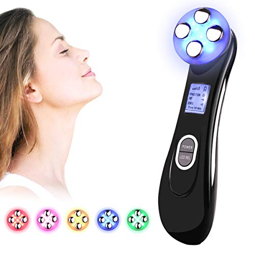 5 in 1 Face Massager (Black)