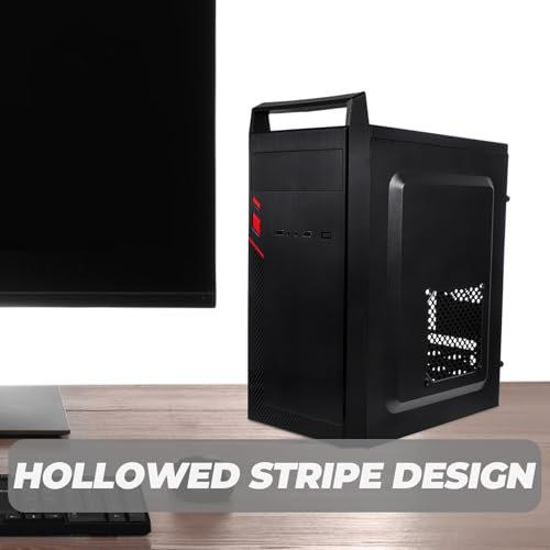 Mini metal gabinete de computadora portátil para escritorio para uso en casa y oficina caja compacta mini torre miniatura 7