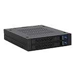 ICY DOCK – ICY DOCK Wechselrahmen für 2X 2,5 Zoll (6,4cm) SATA/SAS SSD/