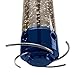 Droll Yankees Squirrel Proof Bird Feeders for Outdoors - Whipper, Collapsible Perches, 5-Pound Seed Capacity, Blue
