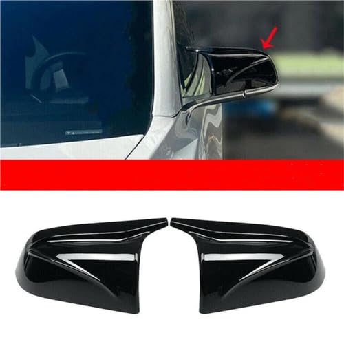 Coque rétroviseur pour Tesla Model 3 2017-2021 de remplacement noir brillant - 2