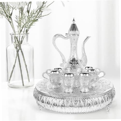 Service à thé style vintage d'exception avec sa théière turque ciselée - 7