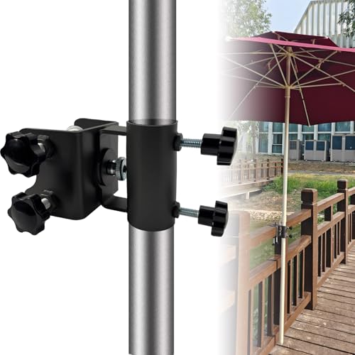 WujinJoy Patio Umbrella Clamp Stand - Adjustable Umbrella Clip, 1Pack by WujinJoy - Used condition - US$10.48