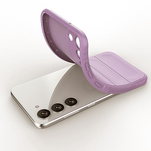 Image of Amazon Brand- Solimo Basic Case for Samsung Galaxy S23 5G (Silicone Purple)