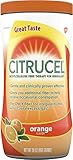 Citrucel Powder Orange Flavor Fiber Therapy for Occasional Constipation Relief, 30 ounce (Pack of 3)