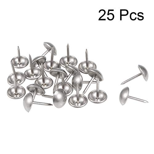 Clavos para tapicería Uxcell con acabado esmaltado blanco de alta resistencia 3