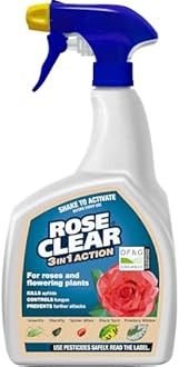 ROSECLEAR 3 in 1 Ready to Use Plant Protection For Aphids, 800 ml, White