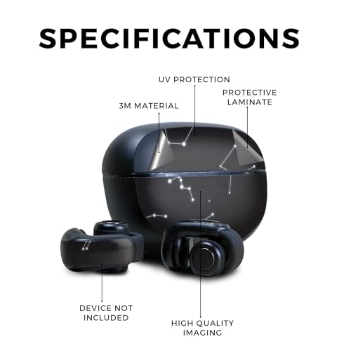 Image of Skin Compatible with Bose Ultra Open Earbuds - Constellations - Premium 3M Vinyl Protective Wrap Decal Cover - Easy to Apply | Crafted in The USA by MightySkins