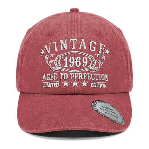 Image of 1926-1996 Birthday Gifts for Men Women,Personalized 30th-100th Birthday Ideas Gift,Parents Vintage Hat