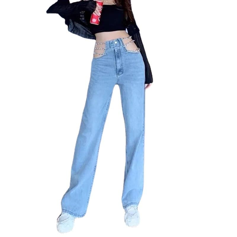 Chain Sexy high-Waisted Jeans