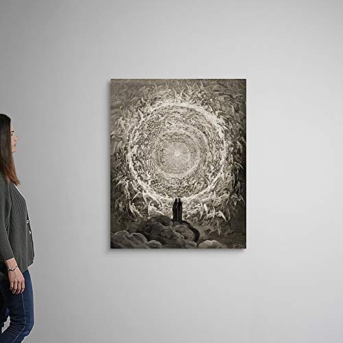 Illustration For Paradiso By Dante Canvas Wall Art Print, Artwork #TOP1