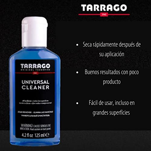 Tarrago | Universal Cleaner 125 ml | Líquido Limpiador Universal Marroquinería y Tapicería | Limpiador para Cuero, Ante, Nobuck y Textil | Incoloro | Apto para Todas las Superficies | Elimina Manchas - imagen 4