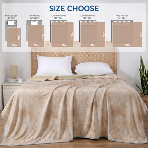 Guohaoi Cooling Throw Blanket for Hot Sleepers, Full Size 60''×90'' — view 6
