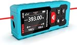 Kiprim Dual Laser Measurement Tool,393Ft Laser Measure with Electronic Angle Sensor,Precise Measurements,Pythagorean Function - Ideal for Construction, DIY and Home Renovation LD120S