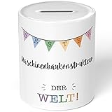 JUNIWORDS Spardose Sparbüchse, Bester Maschinenbaukonstrukteur der Welt (5710025)