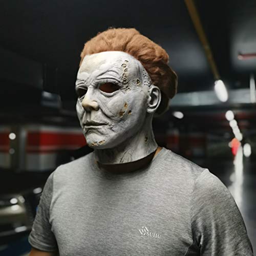 Halloween Michael Myers Máscara Festa Cosplay Látex para Adulto