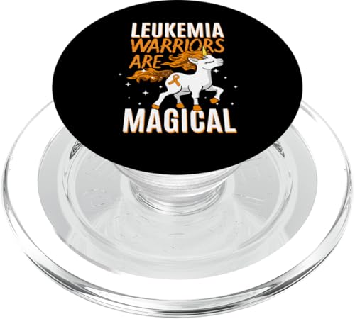 Leukemia Warriors are Magical Sensibilisation à la leucémie PopSockets PopGrip pour MagSafe