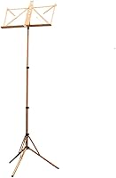 Vista 6 de Paititi Soporte de música plegable resistente y duradero con bolsa de transporte, color negro