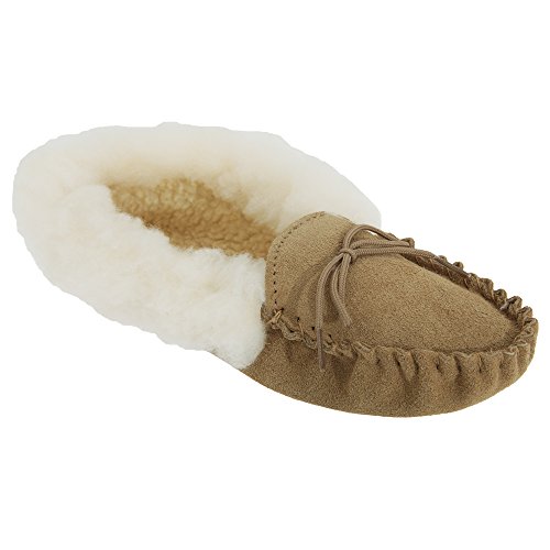 Mokkers - Zapatillas de Estar por casa Modelo Libby diseño mocasín para Mujer (40) (Gris Agua) Cover