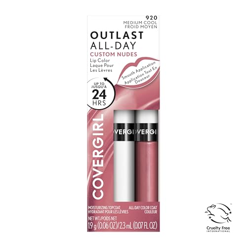 COVERGIRL Outlast All-Day Lip Color Custom Nudes, 920 Medium Cool - image 7