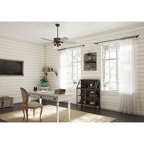 Hunter Fan Company 50235 Devon Park Ceiling Fan, 52, Onyx Bengal Finish #TOP26