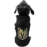 All Star Dogs NHL Vegas Golden Knights 655257718705 Sports Fan Pet T Shirts, Black, X-Large