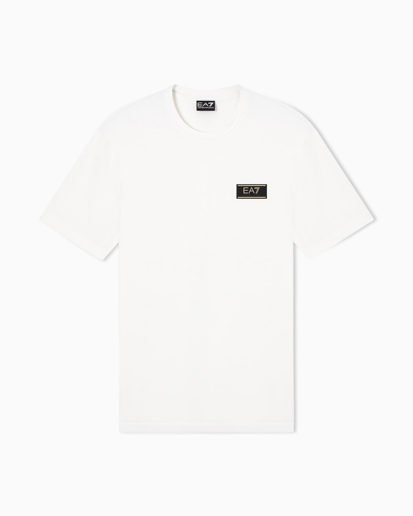 EA7 Logo Regular Fit okrągły dekolt t-shirt męski T SHIRT 7M001331 AF13739 U0004