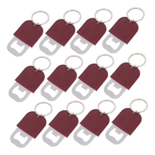 Luxshiny 12個 キーチェーン ソーダ ボトル オープナー ビール ボトル オープナー ツール ツール