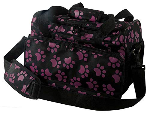 Photo 1 of USED - MPP Pro Pet Groomers Travel Tote Bag Pawprint Design Tool Organization Choose Color (Berry)