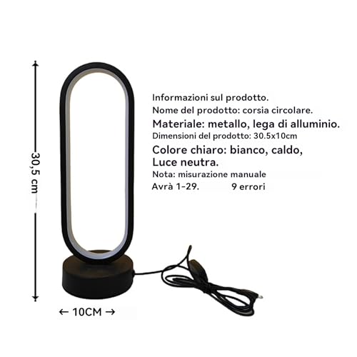Living Room Table Lamps - Soft Bedside Lamp, Adjustable and Dimmable LED Light for Eye Care | Modern Decorative Bedside Lamp for Dormitory, Patio, Reading, Shelving - Image 6
