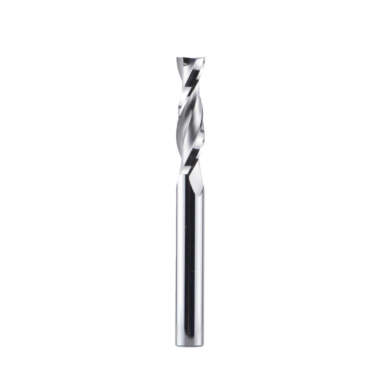 1 szt. WU2F UP Cut frez z węglika spiekanego 3,175 4 6 8 mm 2-ostrzowy spiralny do drewna MDF(8mm)
