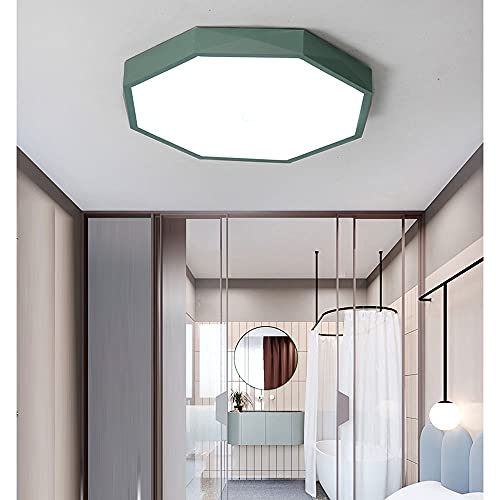 Plafonnier LED économie d'énergie géométrie 50cm vert JCAKES