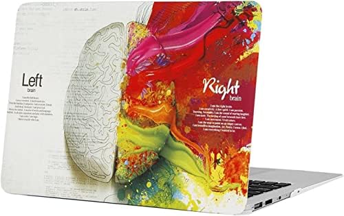 YMIX  Plastic Cover Snap on Hard Protective Case for MacBook Air 11"(A1370 & A1465) , #Left and Right Brain