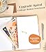 Lined Spiral Notebook Journal for Women, 200 Pages Cute Notebooks 8.5” x 11”, A4 Large Hardcover Spiral Journals with 100 GSM Thick Paper, College Ruled Notebook for Writing Work School, Autumn Tree