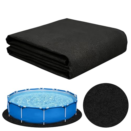 Tapis de Piscine Rond 305 – Bâche de Sol et Tapis de Piscine – Sol de Protection – Tapis...