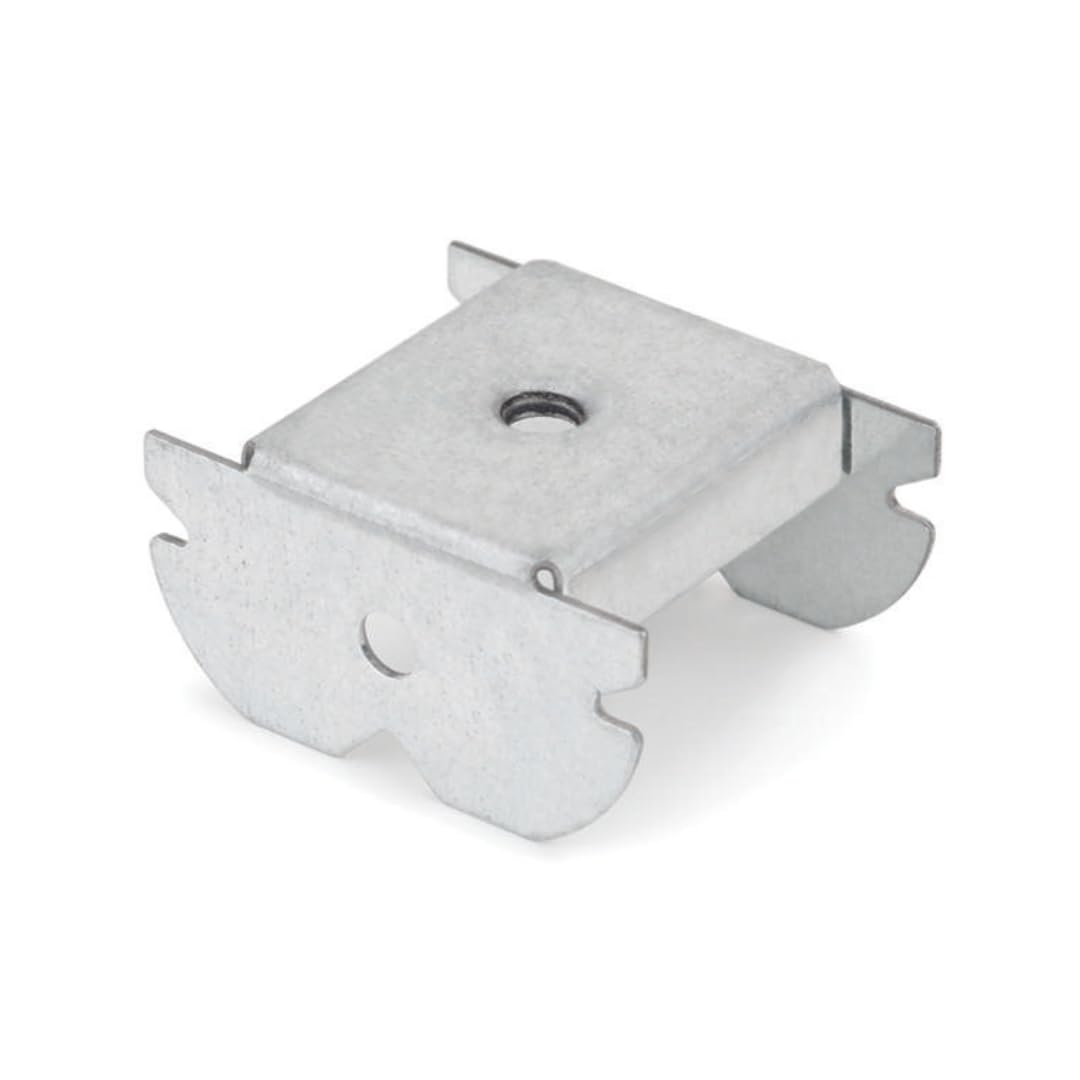 INDEX HOCRM647 - Horquilla de cuelgue Recta para perfil de 47 mm (M6, 100 uds.)