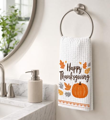 Happy Thanksgiving Kitchen Dish Towels - Image 2