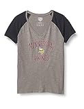 OTS NFL Adult Women's NFL Women's Slub V-Neck Raglan Tee