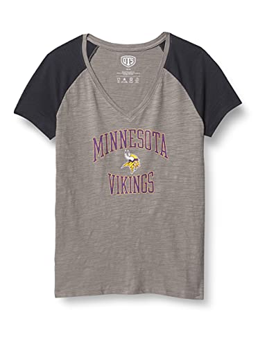 NFL Women's OTS Slub V-Neck Raglan Tee
