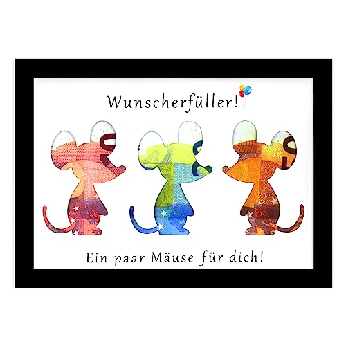 Frexpor Wunscherfüller Geldgeschenk Verpacken Bilderrahmen, Originell Geld...