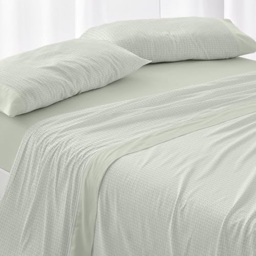 Parure de lit 135 cm Burrito Blanco design olive 135x200