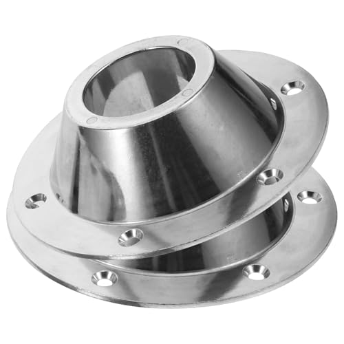 Ipetboom Bases de Aluminio para Mesa de Caravana 2 Piezas Soporte Metálico Reforzado para Montaje Empotrado en Vehículos Recreativos Accesorios para Mesas de Camping y Yates