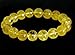OPAL_WORLD Natural Yellow Datolite 10mm Round Shape Smooth Cut Beads Stretchable Bracelet for Men & Women.VAR-147-09425