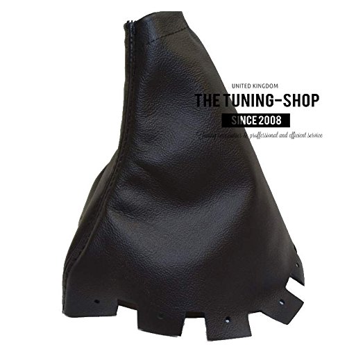 The Tuning-Shop for Subaru Forester 2008-13 Shift Boot Black Genuine Leather