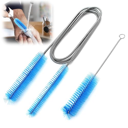 CPAP Tube and Mask Cleaning Brush,Suitable for All Hoses and Masks, Hose Cleaning Brushs Kit, Stainless Steel Wire, Enhance Machine and Mask Cleaner for Standard 22mm Diameter Tubing