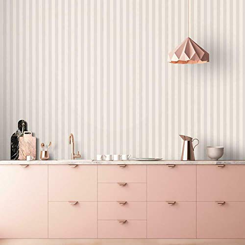 Norwall Ns24916 Matte/Shiny Stripe Emboss Prepasted Wallpaper, Multi-Colored #TOP1